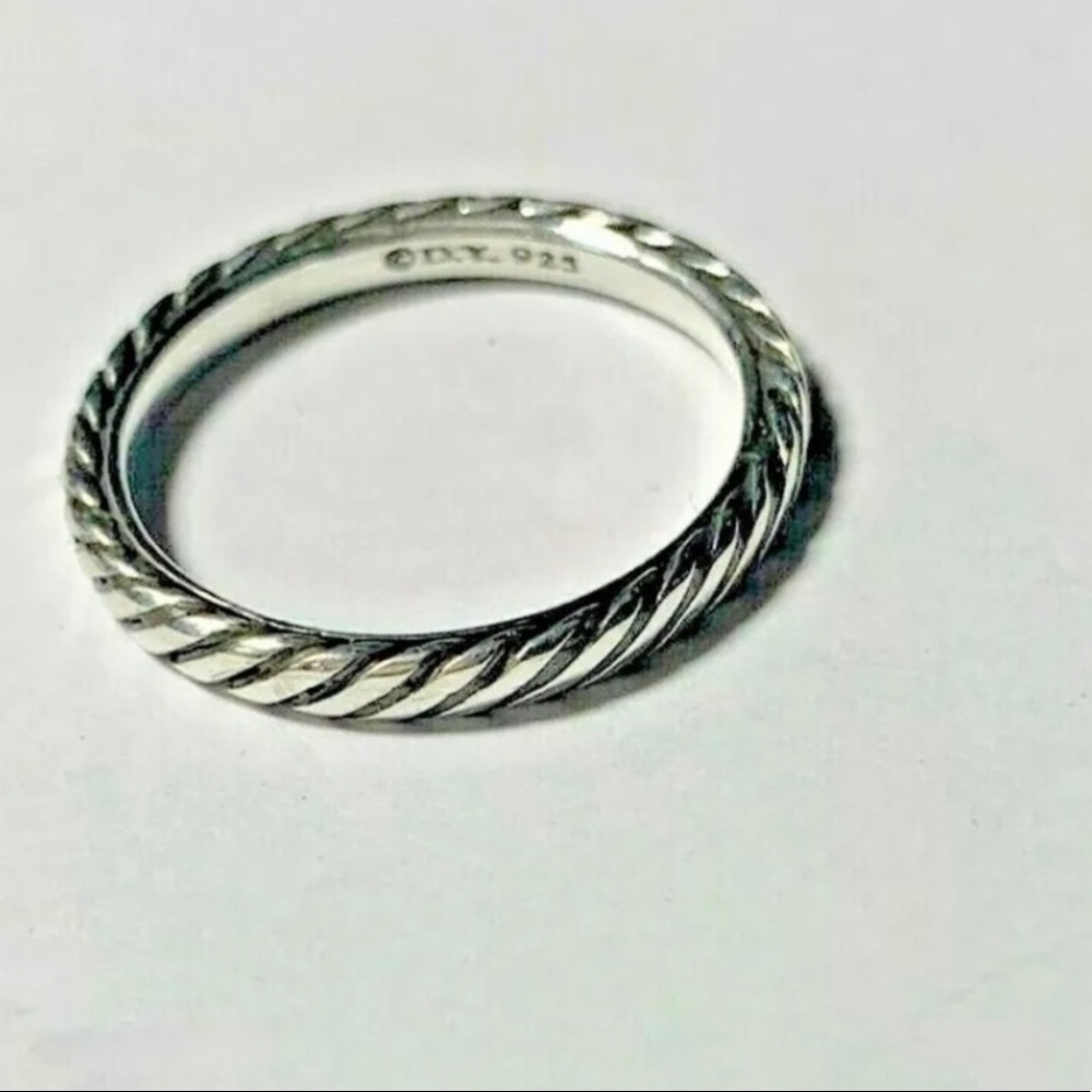 David Yurman cable band ring 6.5